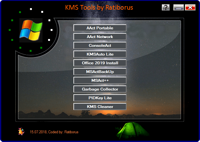 神龙激活工具单文件版KMS Tools Portable v20221215 